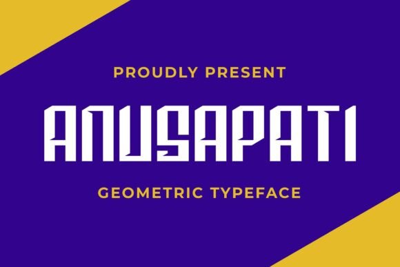 Anusapati: Bold Sans Serif Font for Web Design
