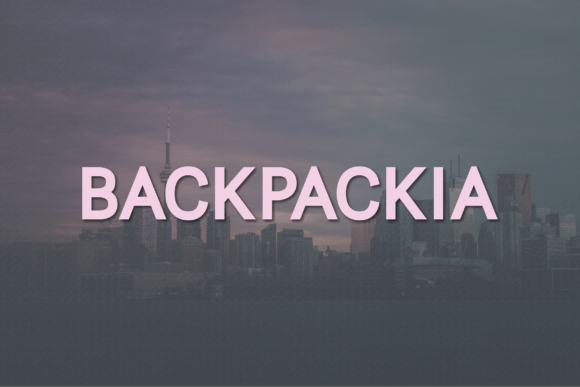 Backpackia: A Bold Sans Serif Font for Digital Impact