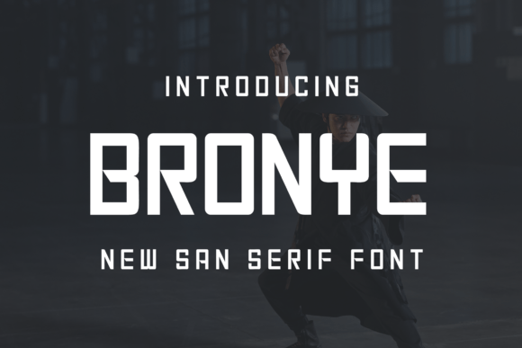 Bronye: A Clean Sans Serif Font for Modern Branding