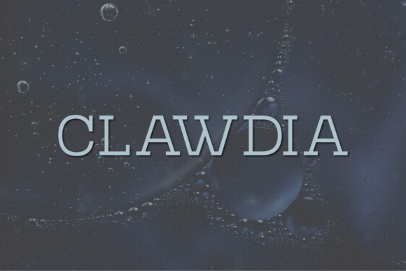 Clawdia Typeface for Modern Campaign Design