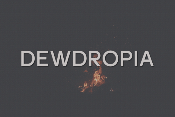 Dewdropia Font for Modern Business Branding