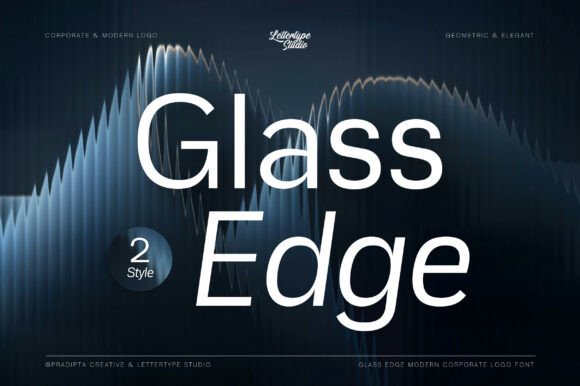 Glassedge Regular: A Modern Typeface for Bold Branding