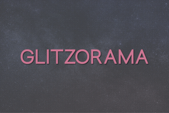 Glitzorama: A Bold Typeface for Modern Brands