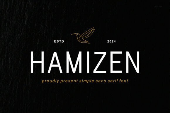 Hamizen: Bold Sans Serif Font for Web Design