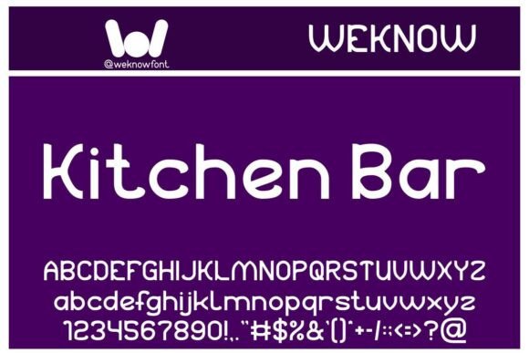 Kitchen Bar: A Rounded Sans Serif for Modern Web Design