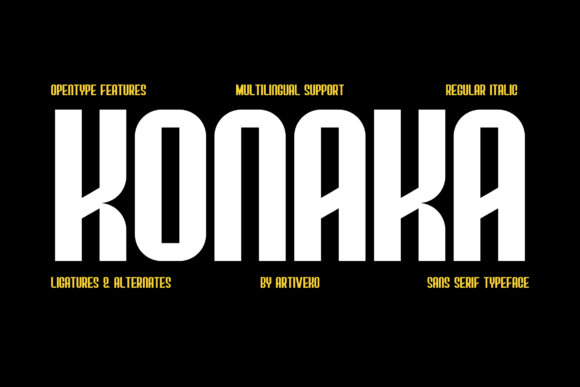 Konaka: The Perfect Sans Serif Font for Modern Crafters