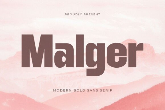 Malger: An Elegant Sans Serif Font for Modern Web Design