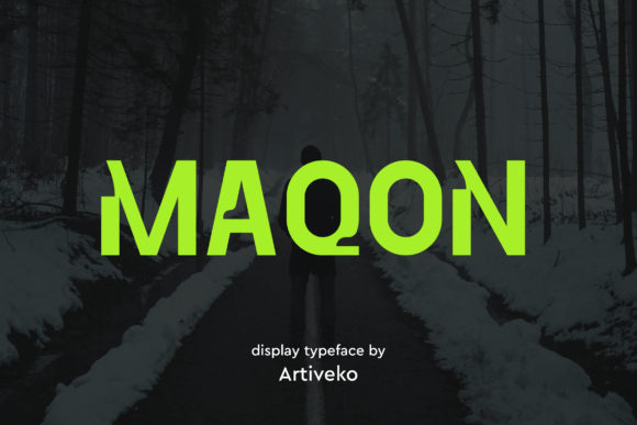 Maqon Typeface: Modern Branding for Small Business