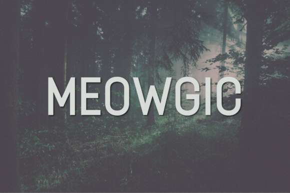 Meowgic: The Modern Sans Serif Typeface for Digital Impact