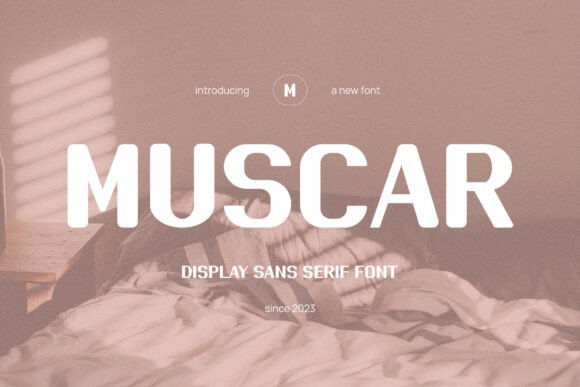 Muscar Font: Bold Sans Serif for Makers
