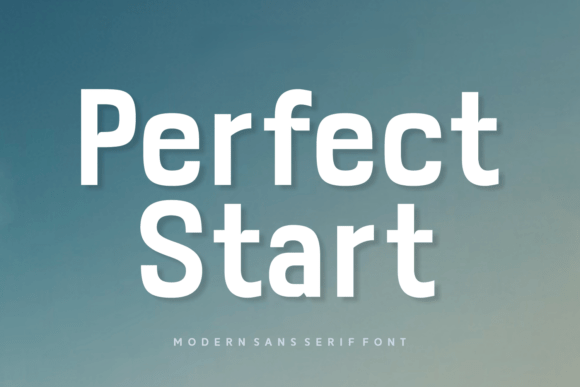 Perfect Start: The Bold Typeface for Clear Campaigns
