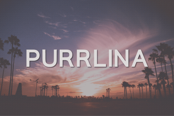 Purrlina: A Modern Typeface for Editorial Design