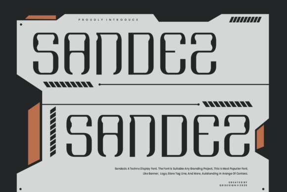 Sandez: A Bold Sans Serif Font for Modern Brands