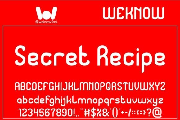 Secret Recipe Font: The Ultimate Sans Serif for Modern Branding