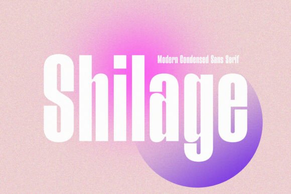 Shilage: A Modern Sans Serif Typeface for Clean Branding