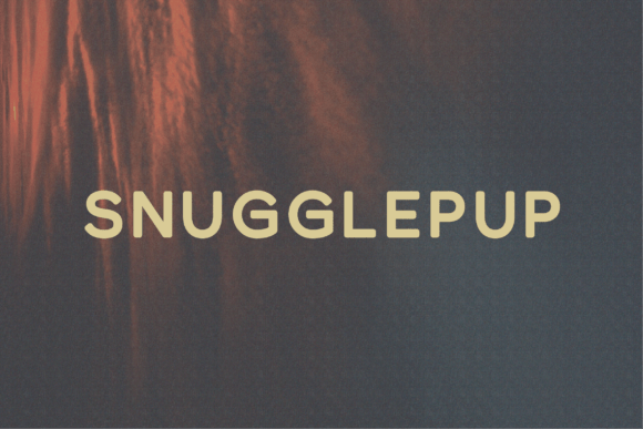 Snugglepup Typeface for Modern Makers