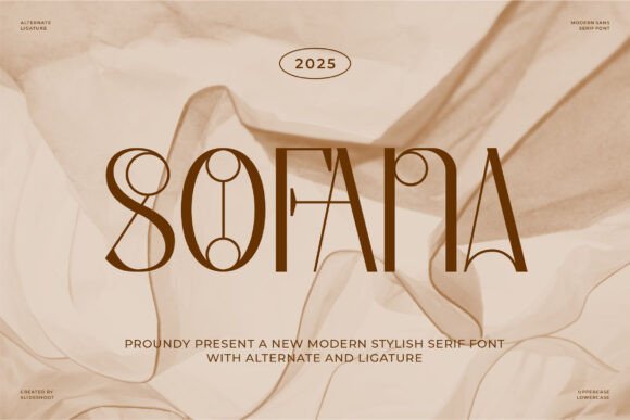 Sofana: A Modern Sans Serif Font for Editorial Design