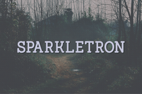 Sparkletron Font for Bold Web Headlines