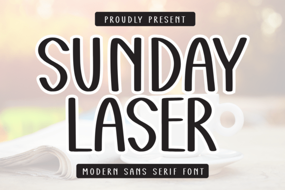 Sunday Laser: A Minimalist Sans Serif Font for Modern Brands