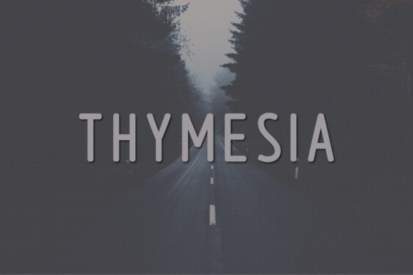 Thymesia: A Modern Typeface for Editorial Design