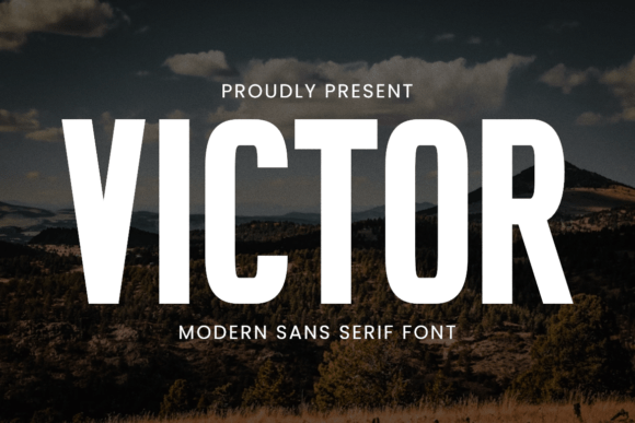 Victor Font: Bold Sans Serif for Makers